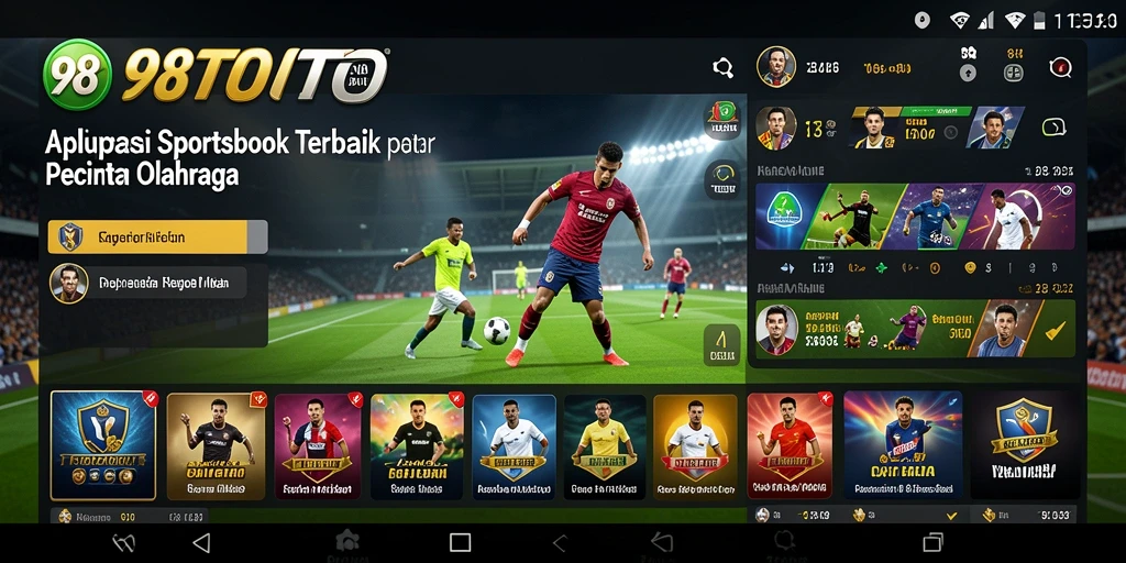 Tampilan gameplay Sportsbook yang menarik dan interaktif.