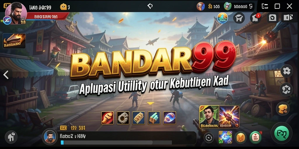 Screenshot utama BANDAR99 menunjukkan antarmuka yang sederhana dan fungsional.