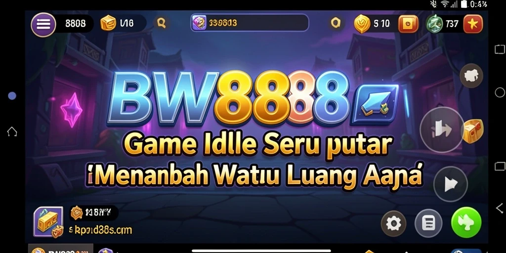 Tampilan gameplay BW888 yang mengasyikkan dengan elemen Idle yang menarik.