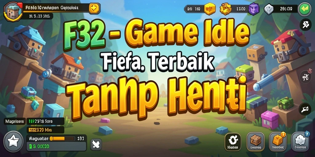 Screenshot gameplay F32 memperlihatkan momen menarik dalam permainan Idle.
