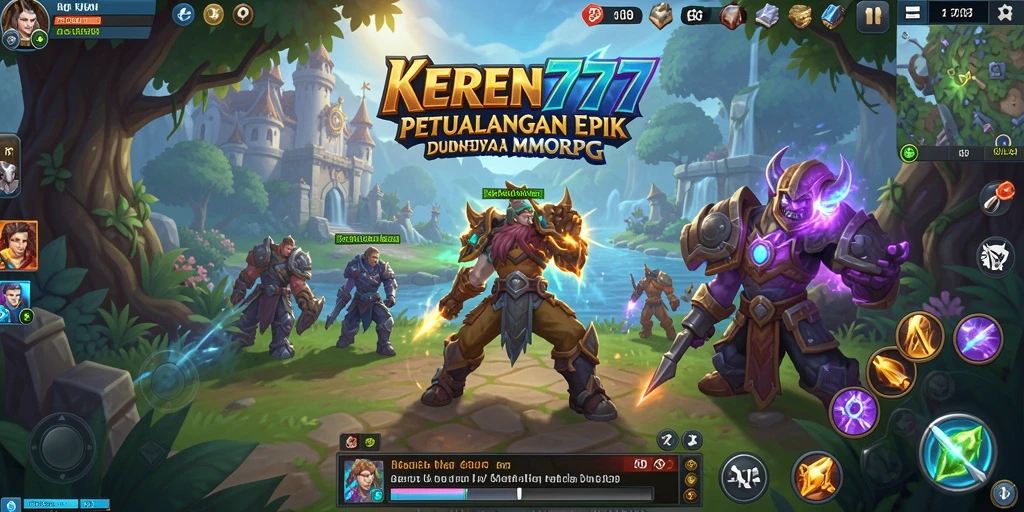 Tampilan gameplay menakjubkan di dunia fantasi KEREN777.