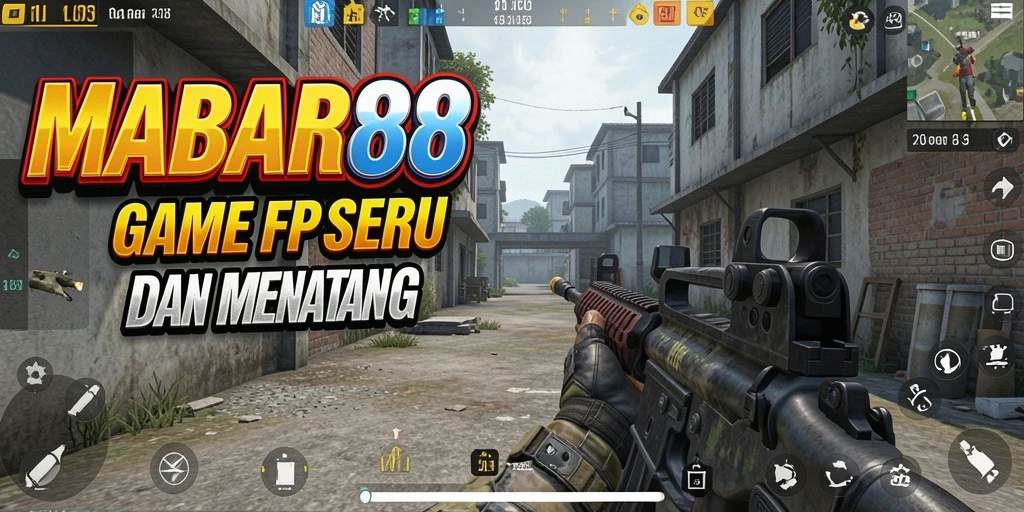 Gameplay seru dan mendebarkan di MABAR88 dalam mode FPS.