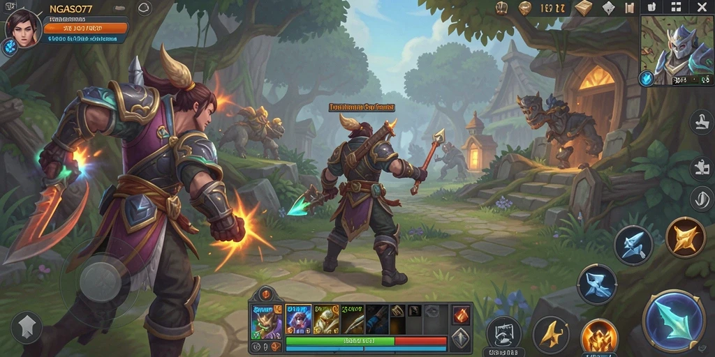 Tampilan menarik gameplay ARPG yang seru dan menantang.